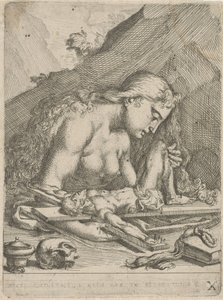 Heilige Maria Magdalena als reuige Sünderin von François Joseph Lonsing