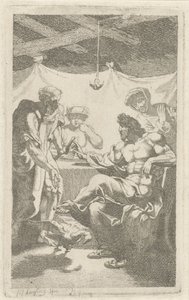 Jupiter und Merkur bei Philemon und Baucis