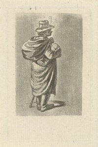 Reisender mit Sack auf dem Rücken von François Joseph Pfeiffer (II)