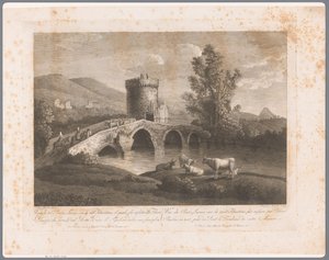 Blick auf die Ponte Lucano von François Morel