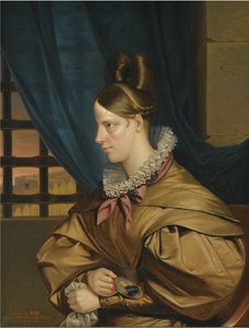 Herzogin von Berry im Château von Blaye inhaftiert von François Nicolas Riss