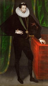 Porträt von Heinrich III. von Frankreich, König von Polen und Großherzog von Litauen