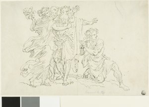 Vier klassische Figuren von François Roëttiers