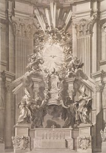 Cathedram S. Petri in interiore templi fronte...Tafel 41 aus dem Album 