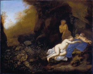 Jupiter und Antiope von François Verwilt