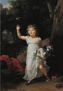 Porträt von Edgar Clarke, ganzfigurig, in einem Wald