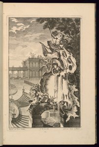 Entwurf für einen Brunnen mit einem Anker von François de Cuvilliés the Elder