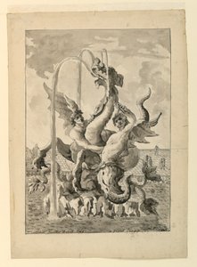 Entwurf für das Grand Trianon in Versailles von François de Cuvilliés the Elder