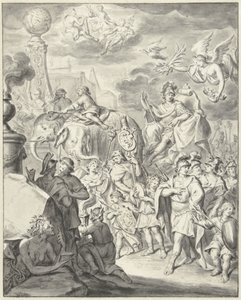 Allegorischer Triumphzug eines Fürsten oder Feldherrn