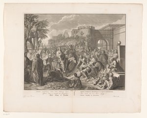Einzug Christi in Jerusalem von François van Bleyswijck