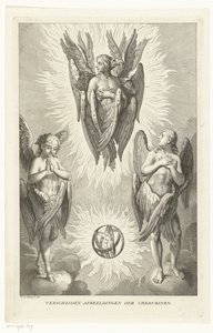Drei Seraphim in verschiedenen Gestalten (Verscheidene afbeeldingen der Cherubinen) von François van Bleyswijck