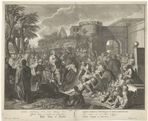 Einzug Christi in Jerusalem von François van Bleyswijck