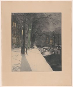 Prinsengracht von Frans Everbag (signed by artist)