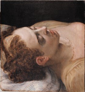 Studienkopf einer liegenden Frau von Frans Floris the Elder