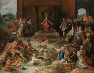 Allegorie auf die Abdankung von Kaiser Karl V. von Frans Francken (II)