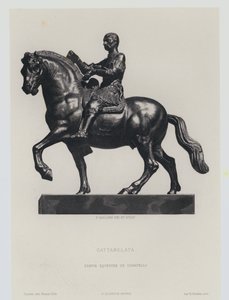 Bronzene Reiterfigur des italienischen Renaissance-Söldners Gattemalata, von Donatello von Frans Gaillard