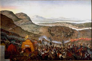 Ansicht der Schlacht von Wien am 12.09.1683 auf dem Kahlenberg