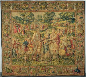 König Abimelech gibt Sarah ihrem Ehemann Abraham zurück, 1580