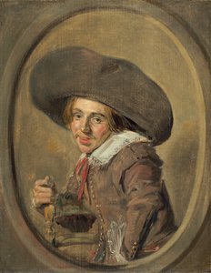 Ein junger Mann mit großem Hut
