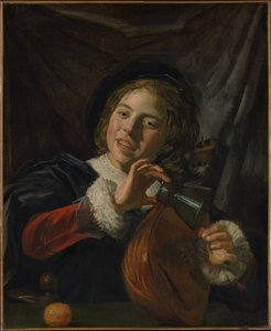 Junge mit einer Laute von Frans Hals