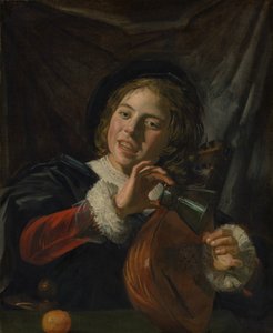 Junge mit einer Laute, ca. 1625 von Frans Hals