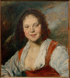 Kopie der Bohémienne von Frans Hals von Frans Hals
