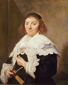 Maria Pietersdochter Olycann, Ehefrau von Andries van der Horn, 1638 von Frans Hals