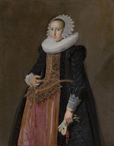 Porträt von Aletta Hanemans, 1625