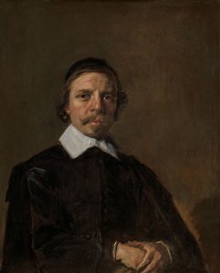 Porträt eines Mannes, möglicherweise ein Geistlicher von Frans Hals