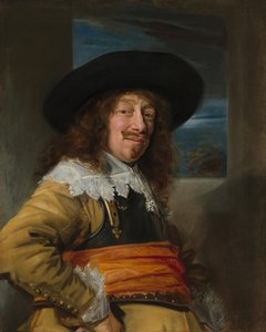 Porträt eines Mitglieds der Haarlemer Bürgerwehr von Frans Hals