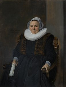 Porträt einer älteren Frau, traditionell genannt Mevrouw Bodolphe von Frans Hals