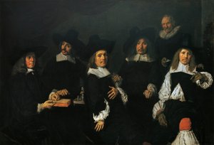 Regenten des Alten Männerheims von Haarlem von Frans Hals