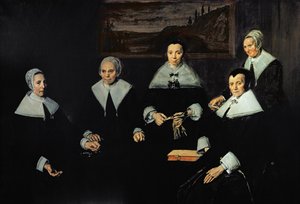 Die Regentessen des Alten Männerhauses, Haarlem, 1664 von Frans Hals