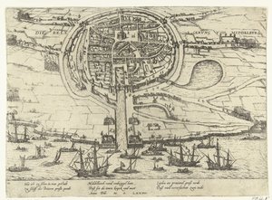 Belagerung von Middelburg, 1574 von Frans Hogenberg