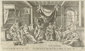 Heilige Verwandtschaft von Frans Hogenberg
