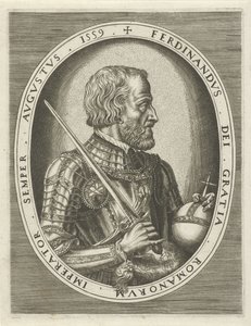 Porträt von Ferdinand I. von Habsburg, deutscher Kaiser von Frans Huys
