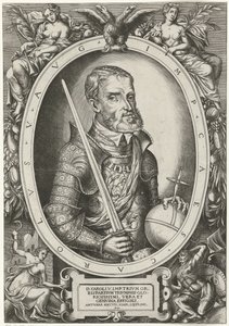 Porträt von Karl V. von Habsburg von Frans Huys