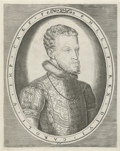 Porträt von Karl V. von Habsburg oder Philipp II. von Spanien von Frans Huys