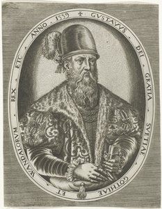 Porträt von König Gustav I. von Schweden