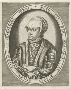 Porträt der Statthalterin Maria von Ungarn von Frans Huys