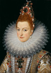 Erzherzogin Isabella, ca. 1601-20 von Frans II (after) Pourbus