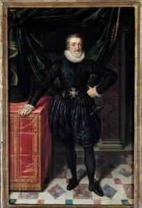 Ganzkörperporträt von Heinrich IV. von Frans II Pourbus