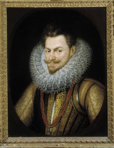 Porträt von Erzherzog Albrecht von Österreich, Gouverneur der Niederlande von Frans II Pourbus