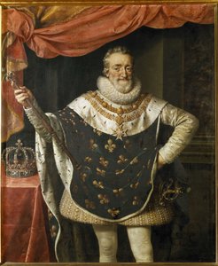 Porträt von Heinrich IV., König von Frankreich von Frans II Pourbus