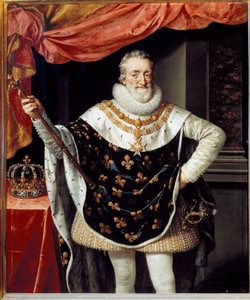 Porträt von Heinrich IV. von Frankreich von Frans II Pourbus