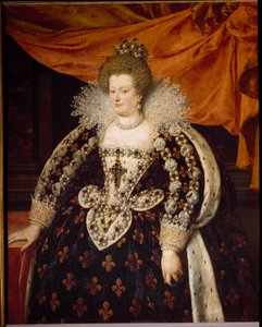 Porträt von Marie de Medici (1573-1642), Ehefrau von Heinrich IV. und Mutter von Ludwig XIII.
