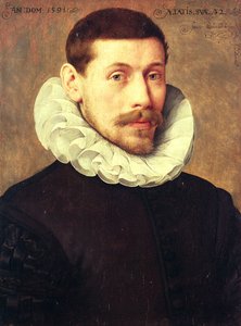 Porträt eines Mannes, 32 Jahre alt von Frans II Pourbus