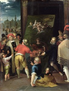 Apelles und der Schuster von Frans II the Younger Francken