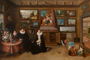 Die Gemäldesammlung von Sebastian Leerse, um 1610 von Frans II the Younger Francken