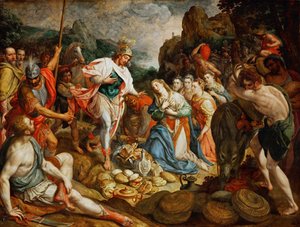 David und Abigail von Frans I Pourbus